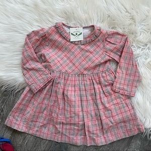 The Oaks Apparel girls dress plaid long sleeve size 2T